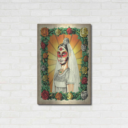 Luxe Metal Art 'Muerta Bride' by Nicholas Ivins,24x36
