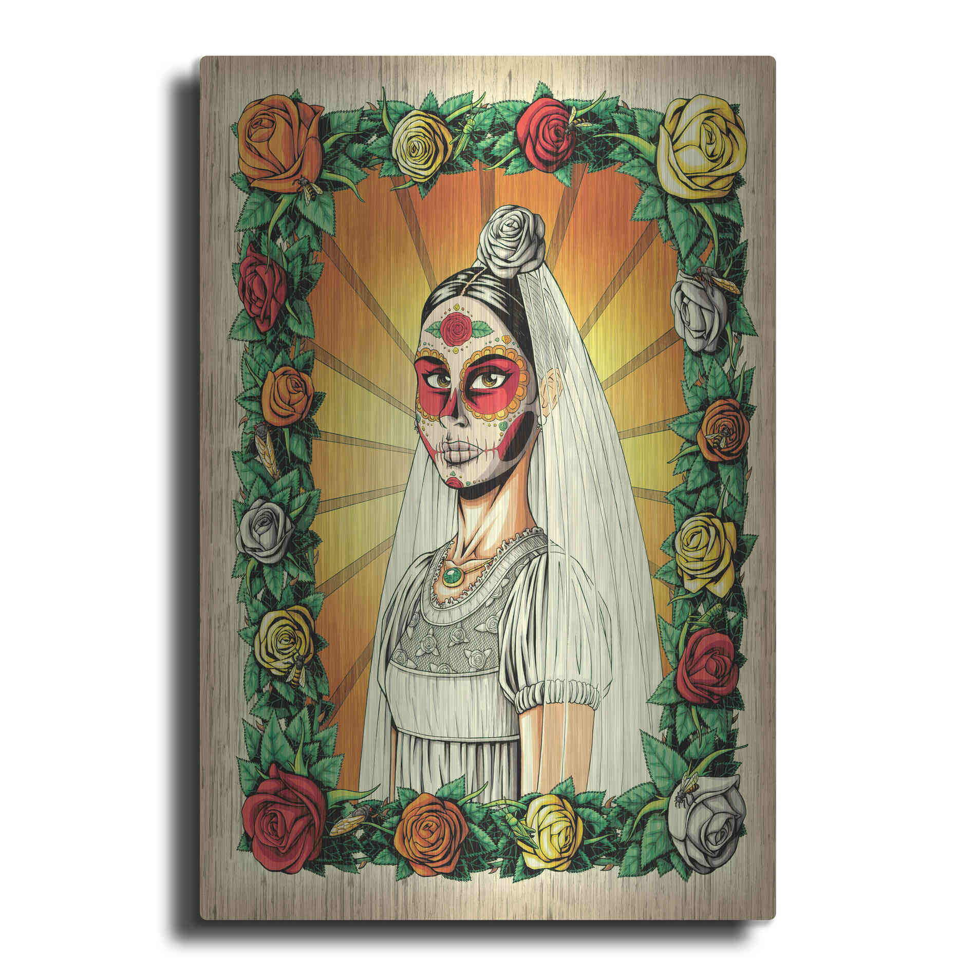 Luxe Metal Art 'Muerta Bride' by Nicholas Ivins