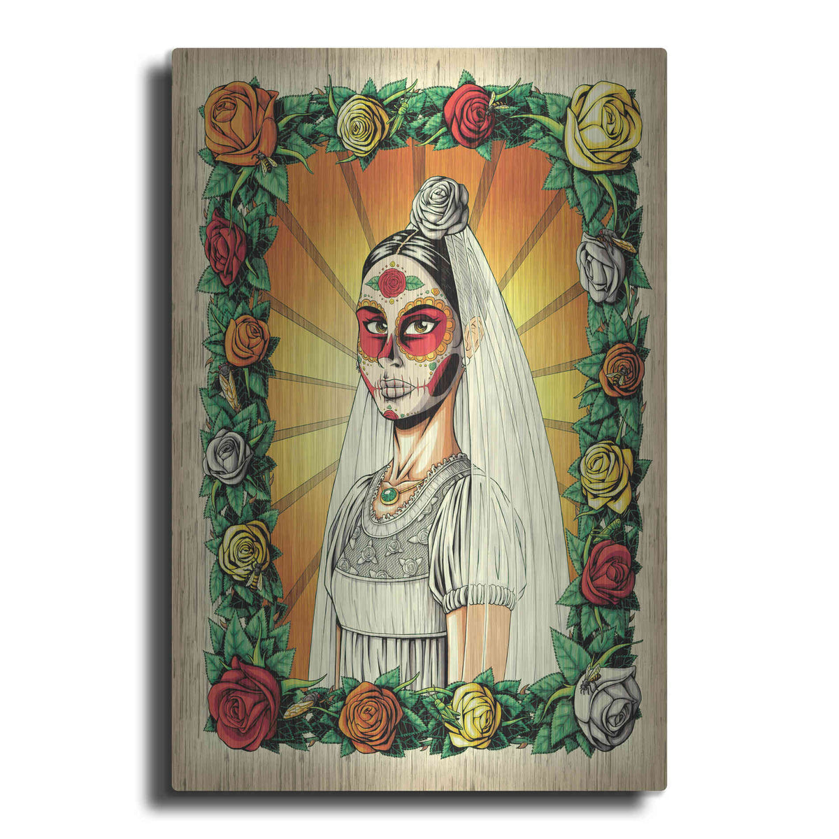 Luxe Metal Art 'Muerta Bride' by Nicholas Ivins
