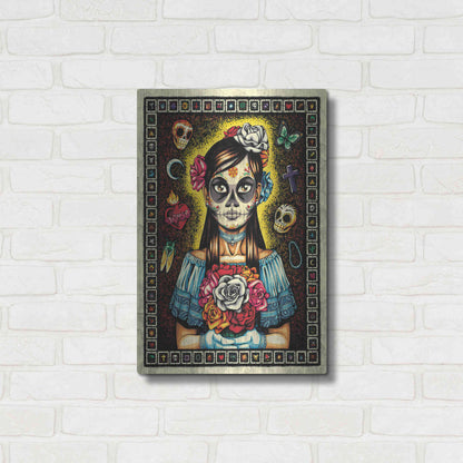 Luxe Metal Art 'Muerta' by Nicholas Ivins,16x24