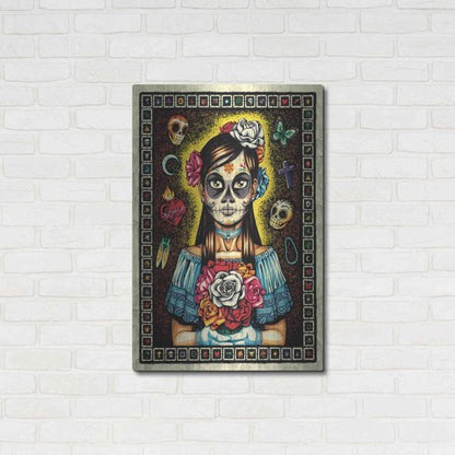 Luxe Metal Art 'Muerta' by Nicholas Ivins,24x36