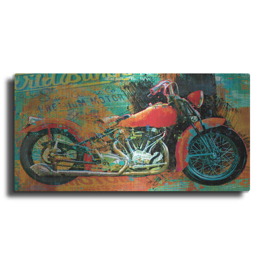 Luxe Metal Art 'Hardtail Tangerine' by Porter Hastings