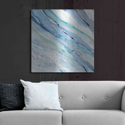 Luxe Metal Art 'Silver Spring I' by Albena Hristova, Metal Wall Art,36x36