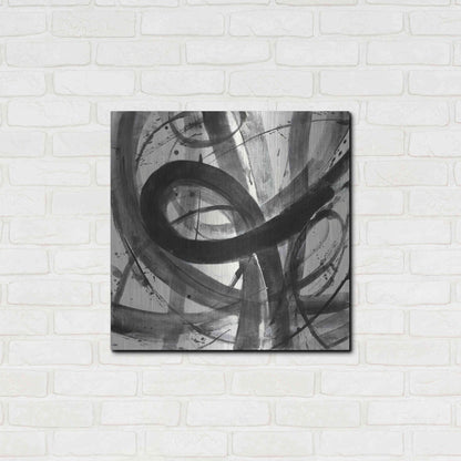 Luxe Metal Art 'Roller Coaster I on White' by Albena Hristova, Metal Wall Art,24x24