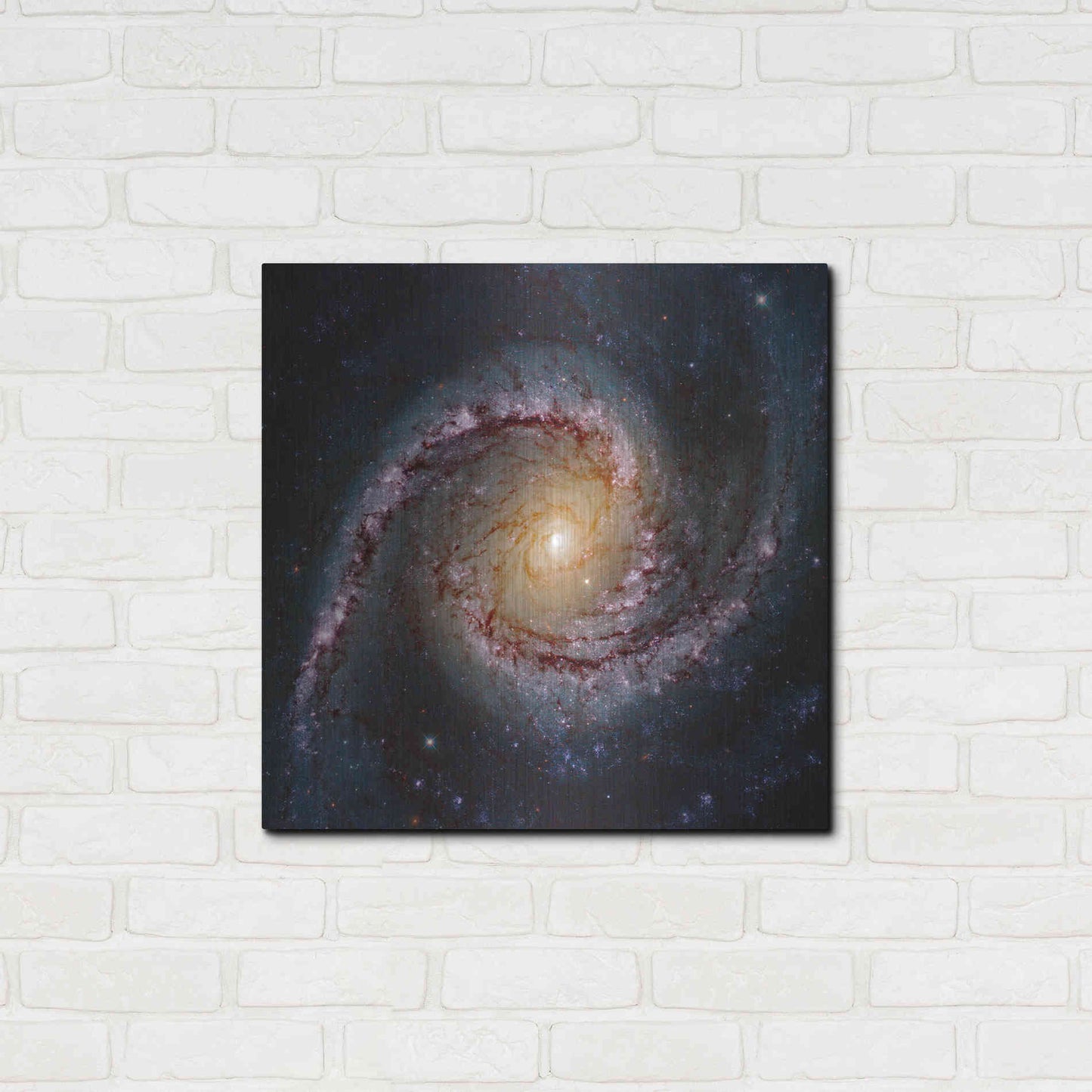 Luxe Metal Art 'Grand Swirls' Hubble Space Telescope, Metal Wall Art,24x24
