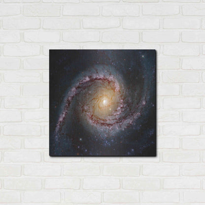 Luxe Metal Art 'Grand Swirls' Hubble Space Telescope, Metal Wall Art,24x24