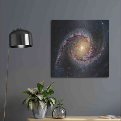 Luxe Metal Art 'Grand Swirls' Hubble Space Telescope, Metal Wall Art,24x24