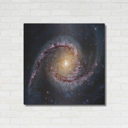 Luxe Metal Art 'Grand Swirls' Hubble Space Telescope, Metal Wall Art,36x36