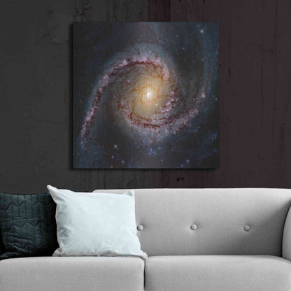 Luxe Metal Art 'Grand Swirls' Hubble Space Telescope, Metal Wall Art,36x36