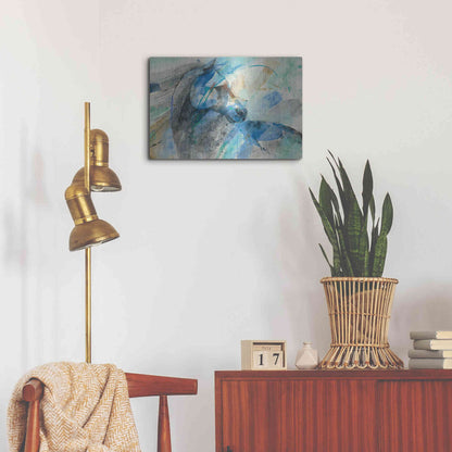 Luxe Metal Art 'Paloma' by Albena Hristova, Metal Wall Art,24x16