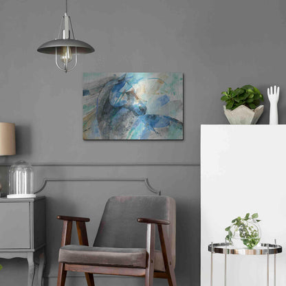 Luxe Metal Art 'Paloma' by Albena Hristova, Metal Wall Art,24x16