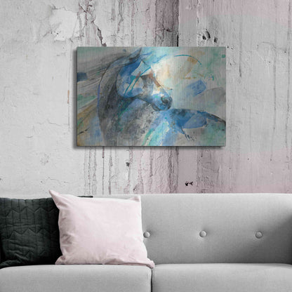 Luxe Metal Art 'Paloma' by Albena Hristova, Metal Wall Art,36x24