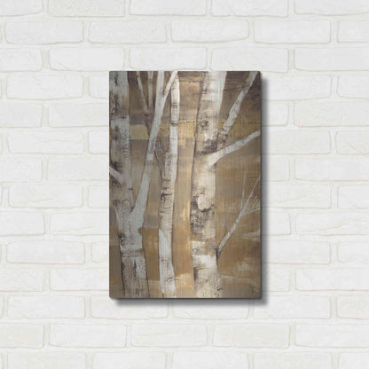 Luxe Metal Art 'Wandering Through the Birches II' by Albena Hristova, Metal Wall Art,16x24