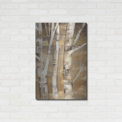 Luxe Metal Art 'Wandering Through the Birches II' by Albena Hristova, Metal Wall Art,24x36