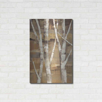 Luxe Metal Art 'Wandering Through the Birches I' by Albena Hristova, Metal Wall Art,24x36