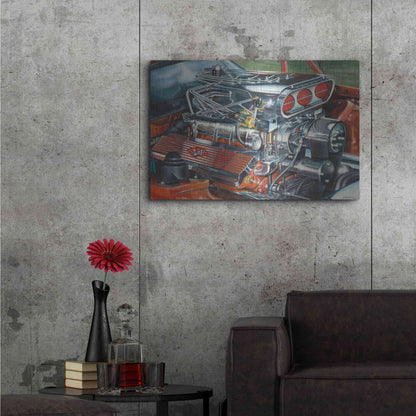 Luxe Metal Art 'Horse Power' by Ed Roberts,36x24