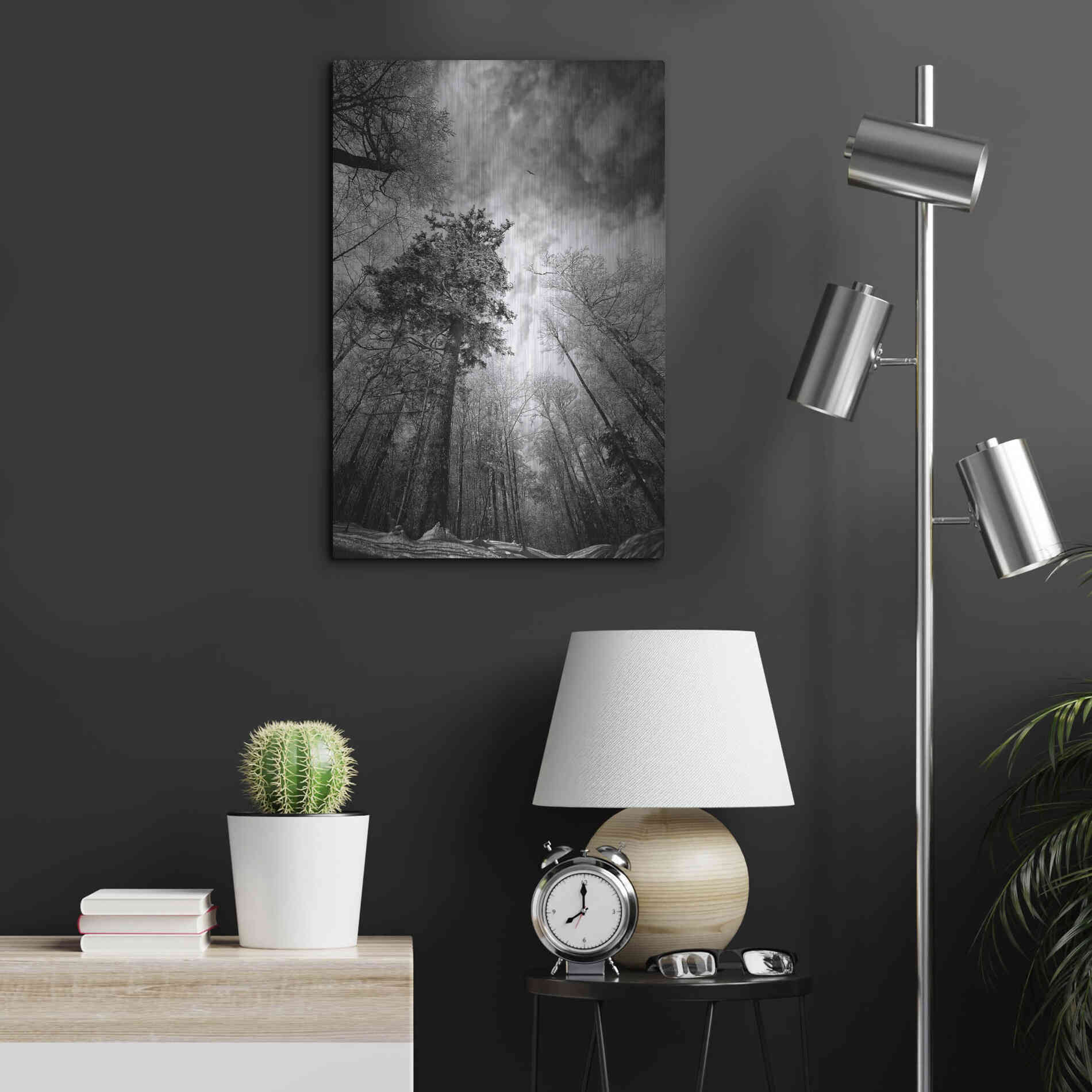 Luxe Metal Art 'Cold Vision' by Philippe Sainte-Laudy, Metal Wall Art,16x24