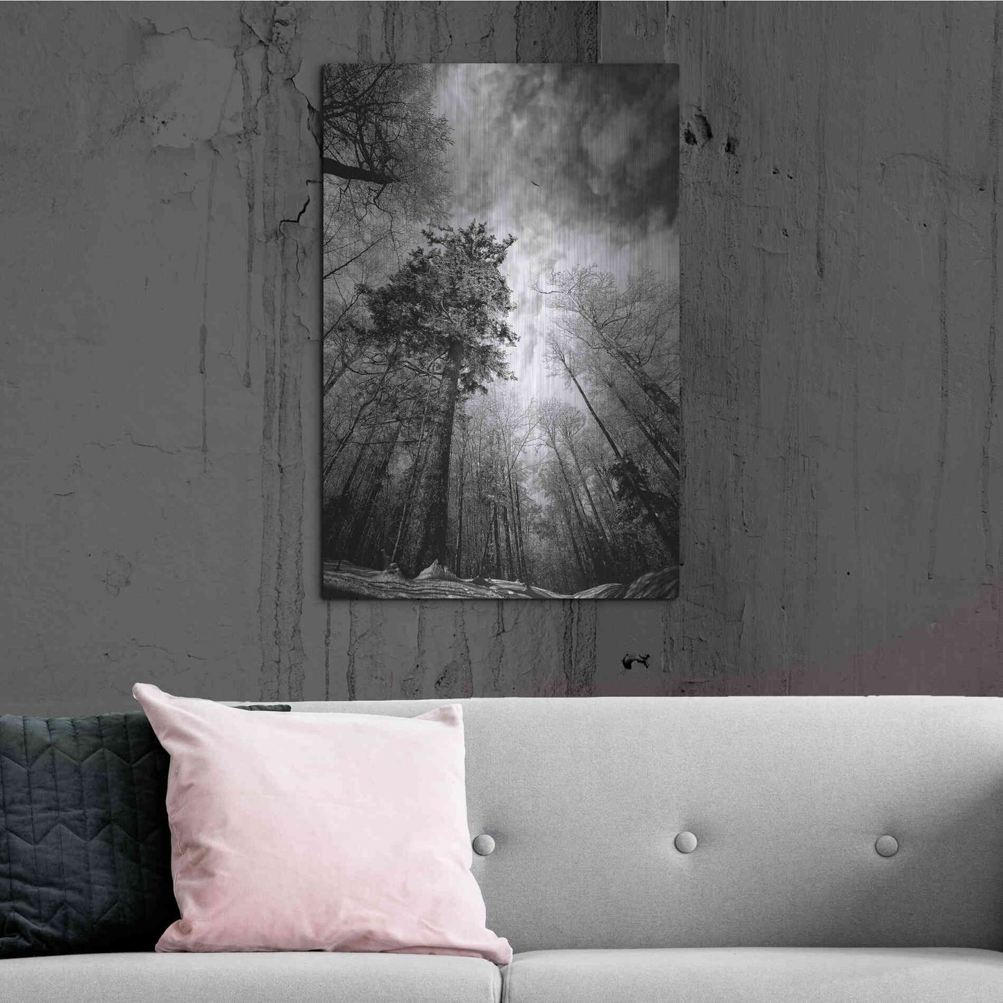 Luxe Metal Art 'Cold Vision' by Philippe Sainte-Laudy, Metal Wall Art,24x36