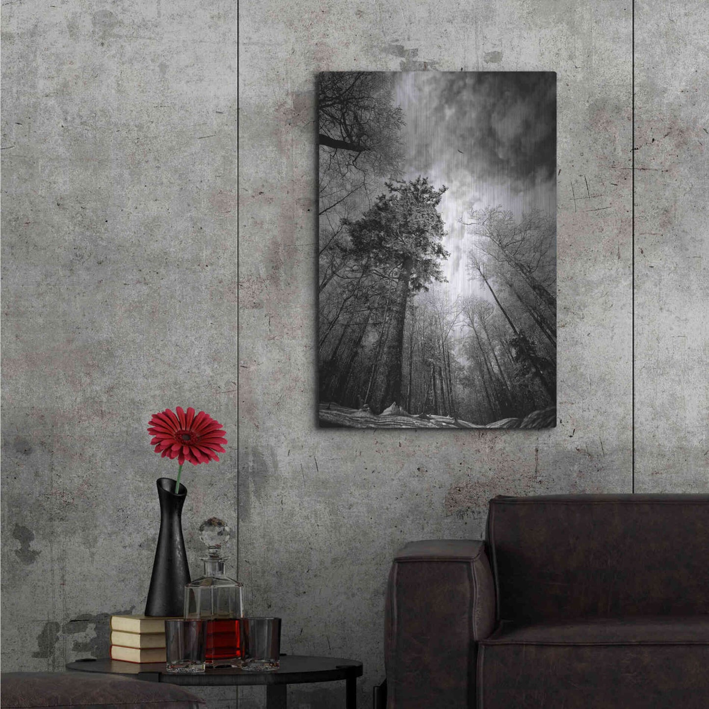 Luxe Metal Art 'Cold Vision' by Philippe Sainte-Laudy, Metal Wall Art,24x36