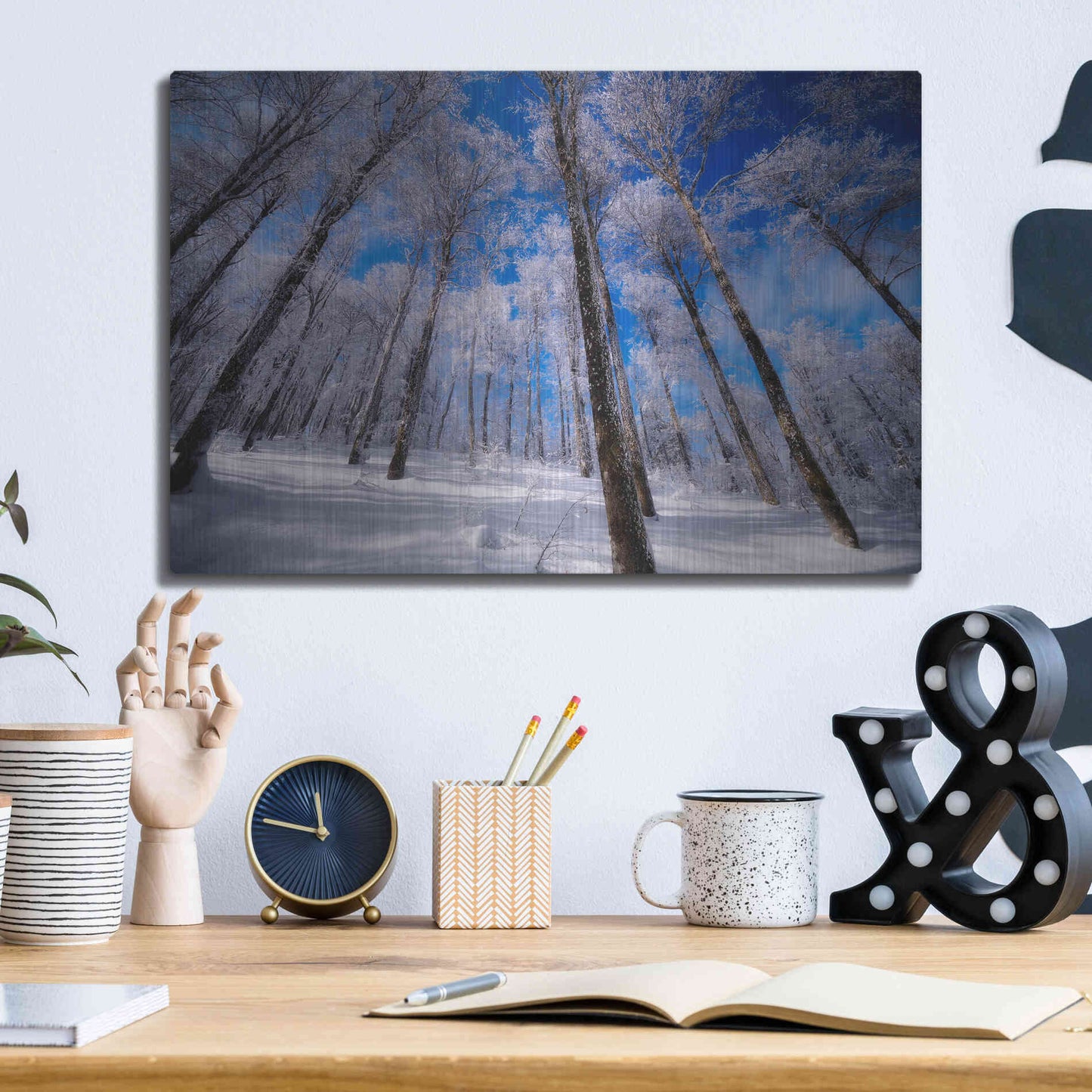 Luxe Metal Art 'Crystal Vision' by Philippe Sainte-Laudy, Metal Wall Art,16x12