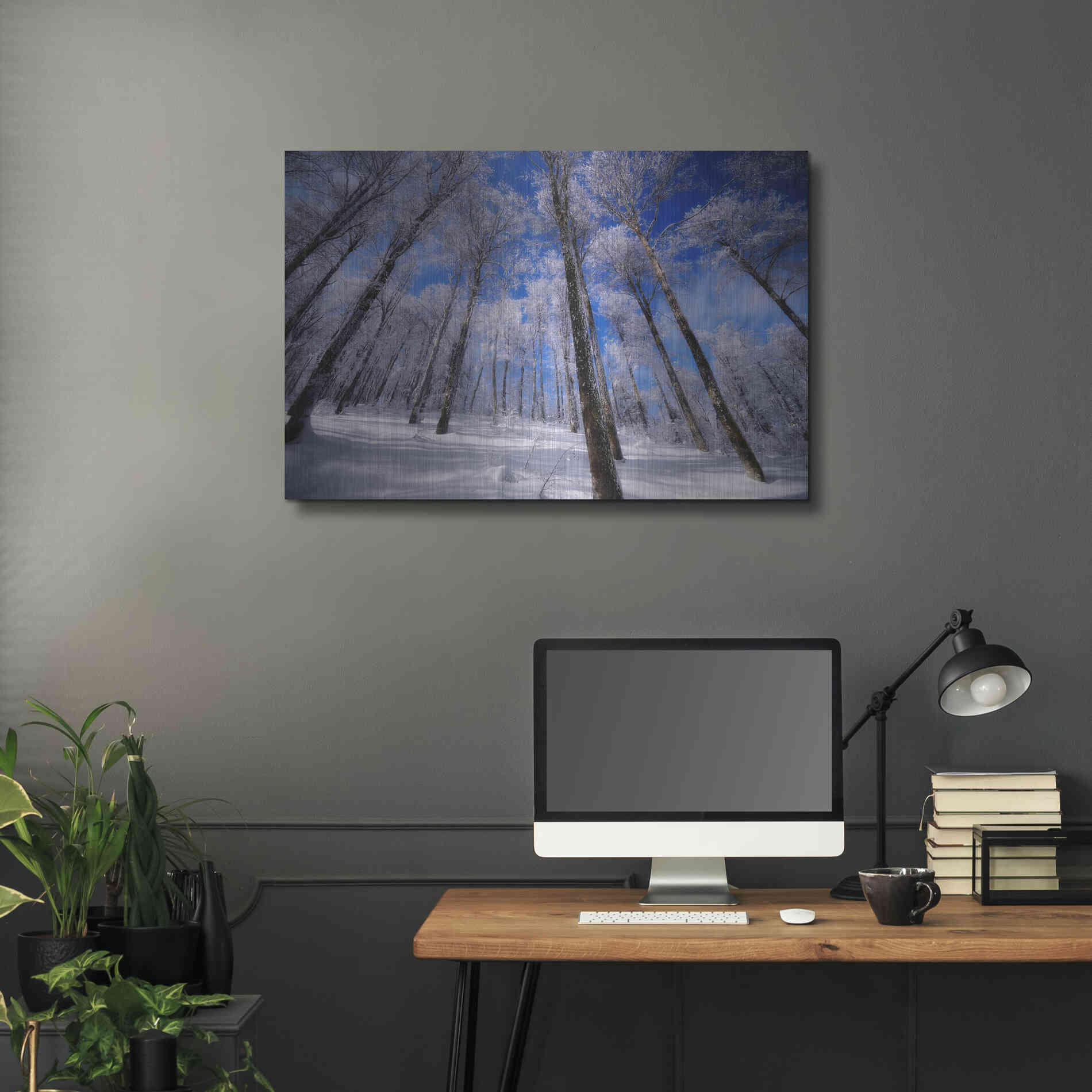 Luxe Metal Art 'Crystal Vision' by Philippe Sainte-Laudy, Metal Wall Art,36x24