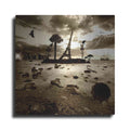 Luxe Metal Art 'Eiffel Nightmare' by Philippe Sainte-Laudy, Metal Wall Art