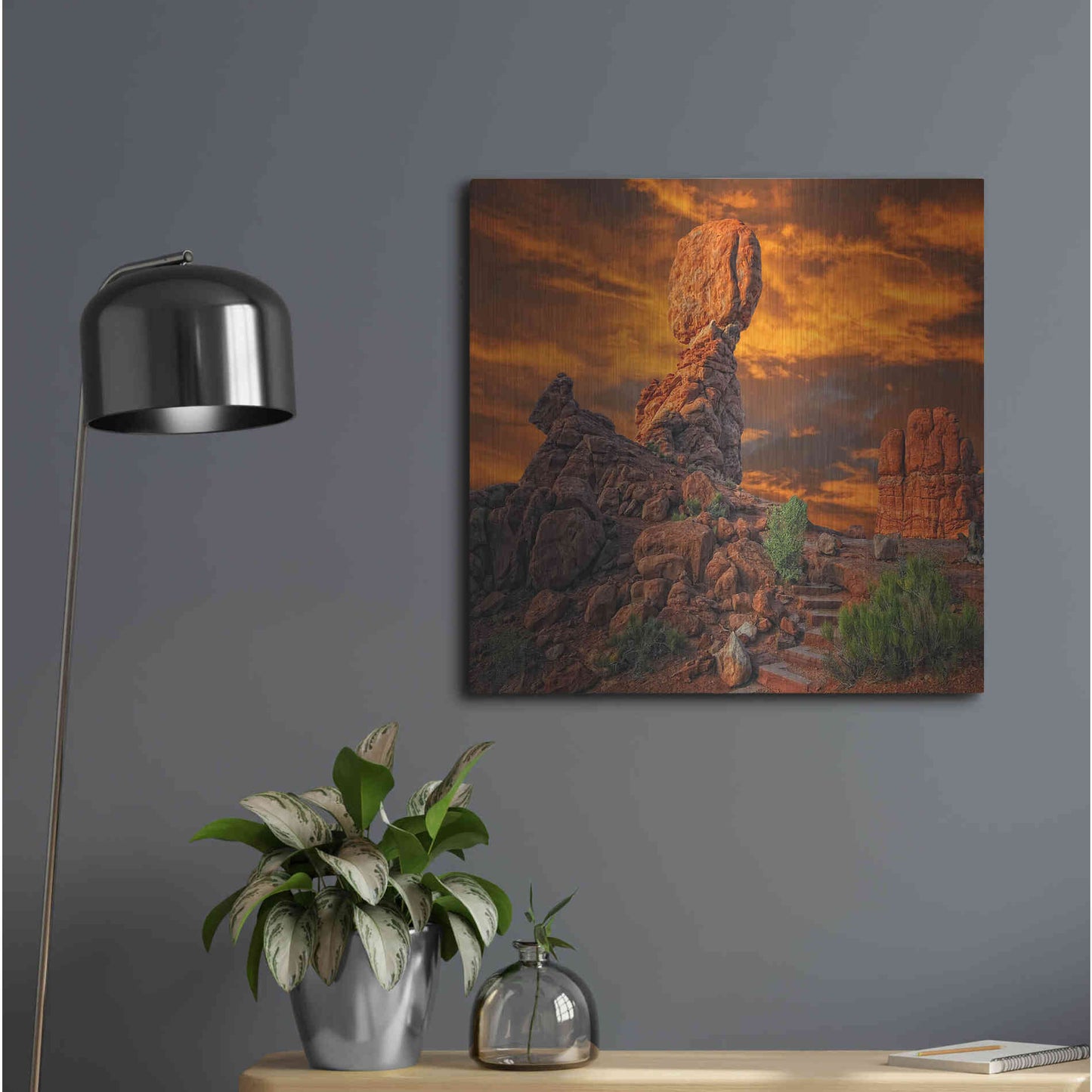Luxe Metal Art 'Imagine...' by Philippe Sainte-Laudy, Metal Wall Art,24x24