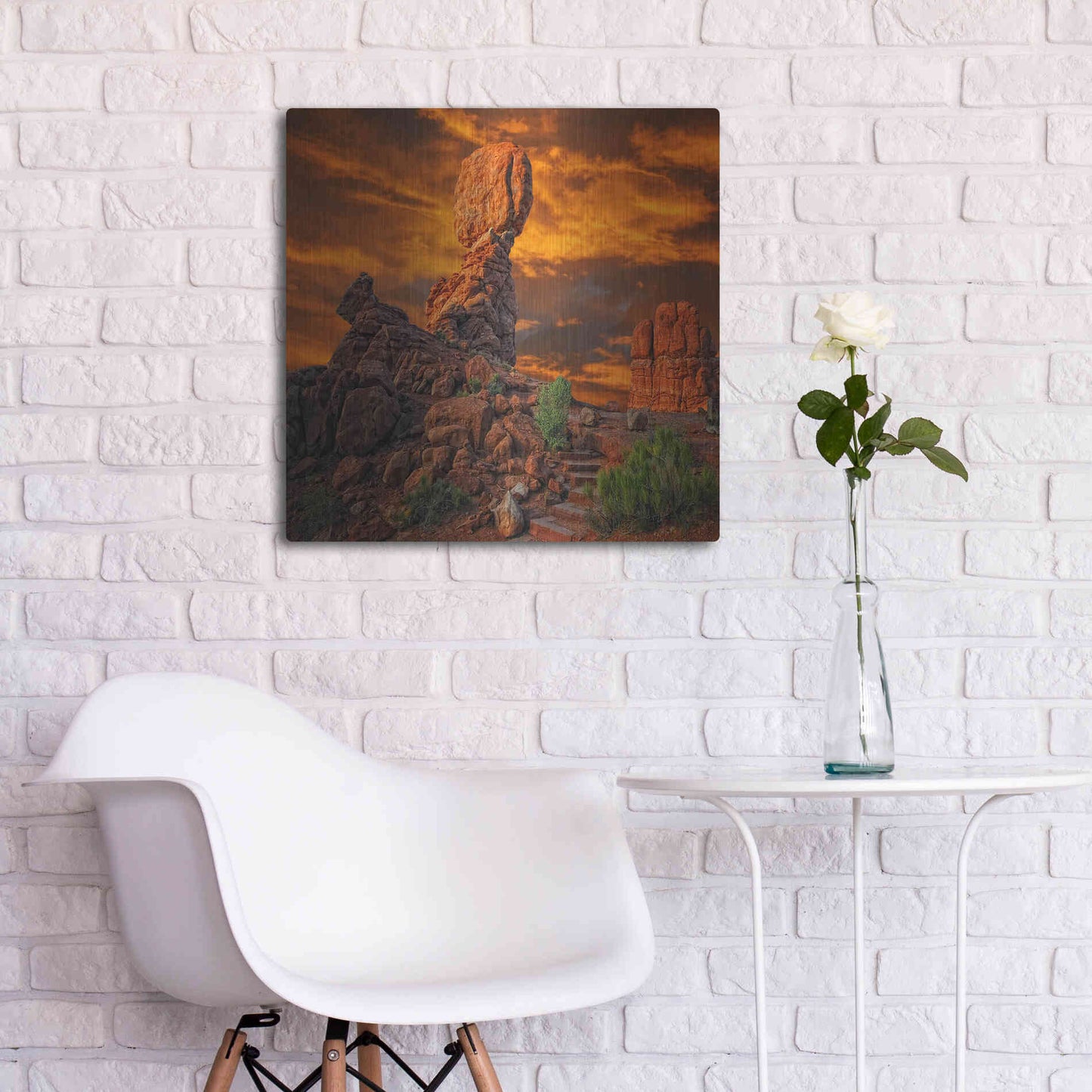 Luxe Metal Art 'Imagine...' by Philippe Sainte-Laudy, Metal Wall Art,24x24