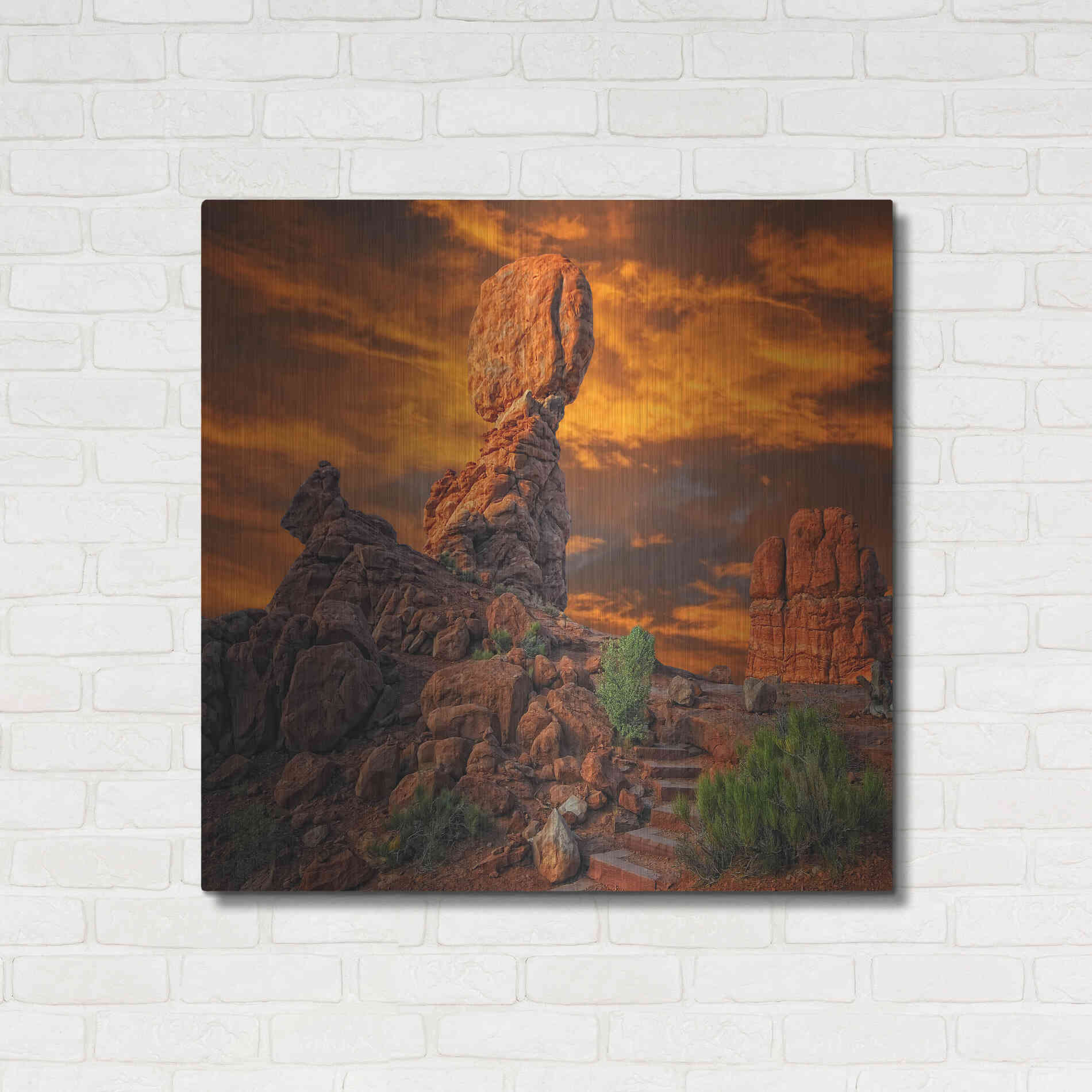 Luxe Metal Art 'Imagine...' by Philippe Sainte-Laudy, Metal Wall Art,36x36