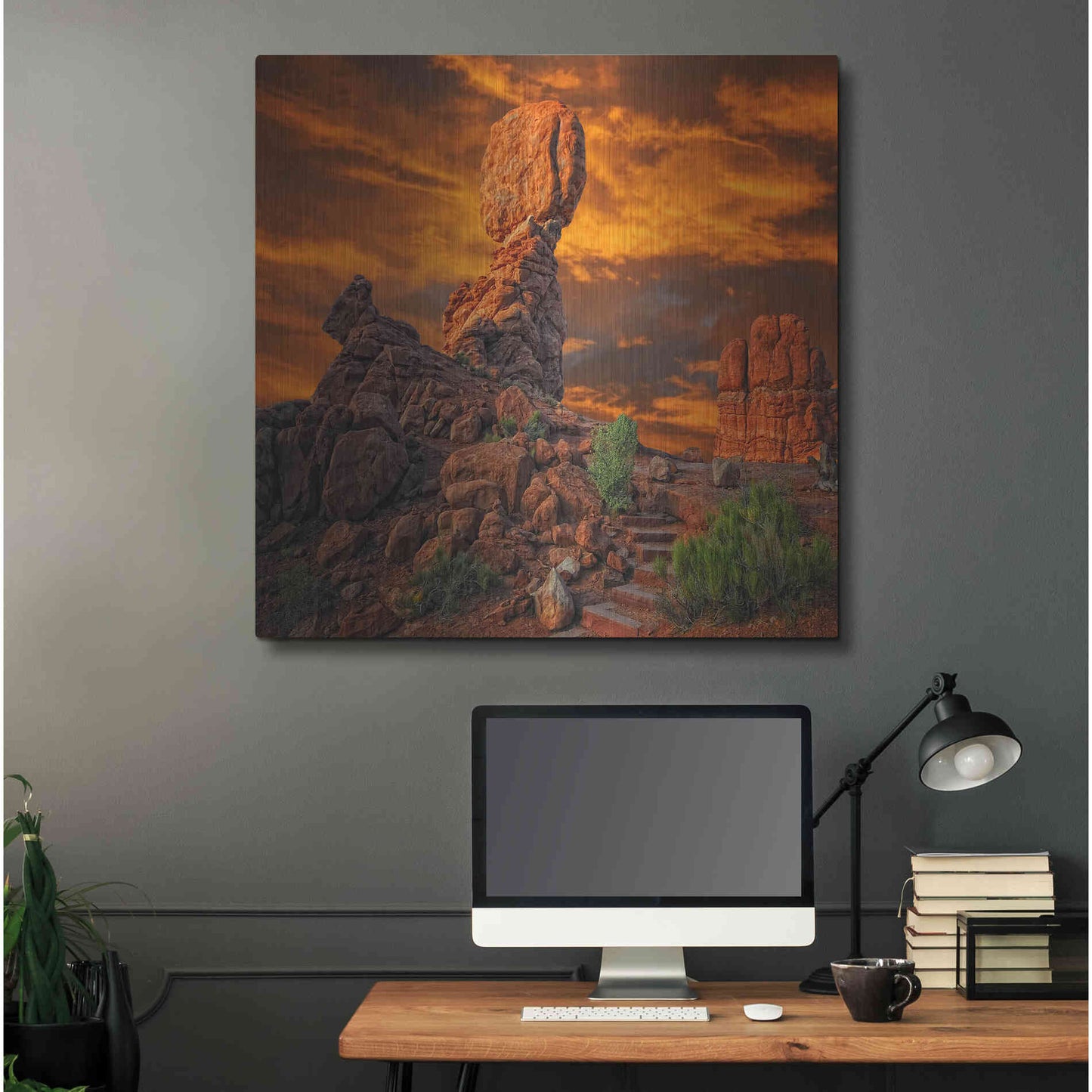 Luxe Metal Art 'Imagine...' by Philippe Sainte-Laudy, Metal Wall Art,36x36