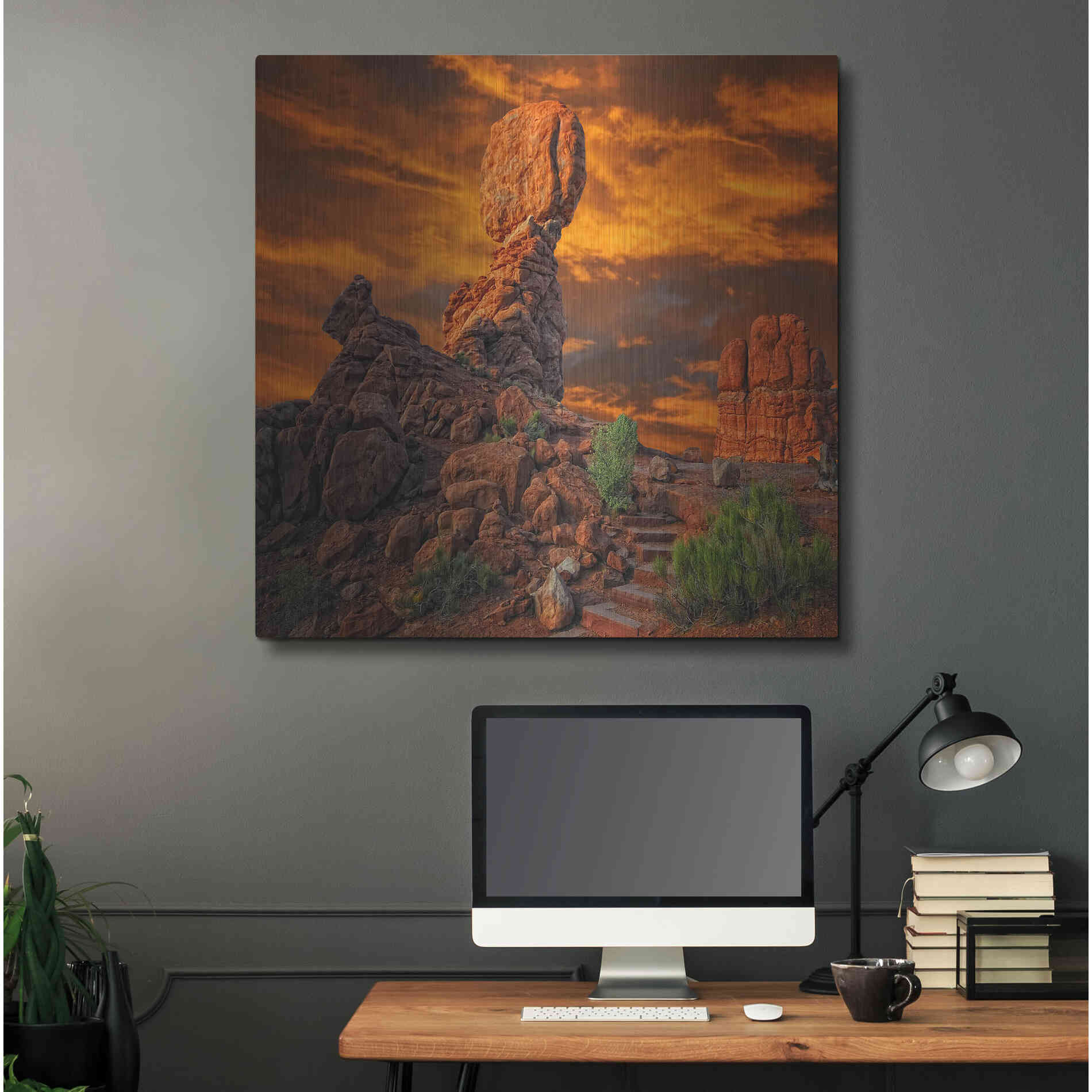 Luxe Metal Art 'Imagine...' by Philippe Sainte-Laudy, Metal Wall Art,36x36