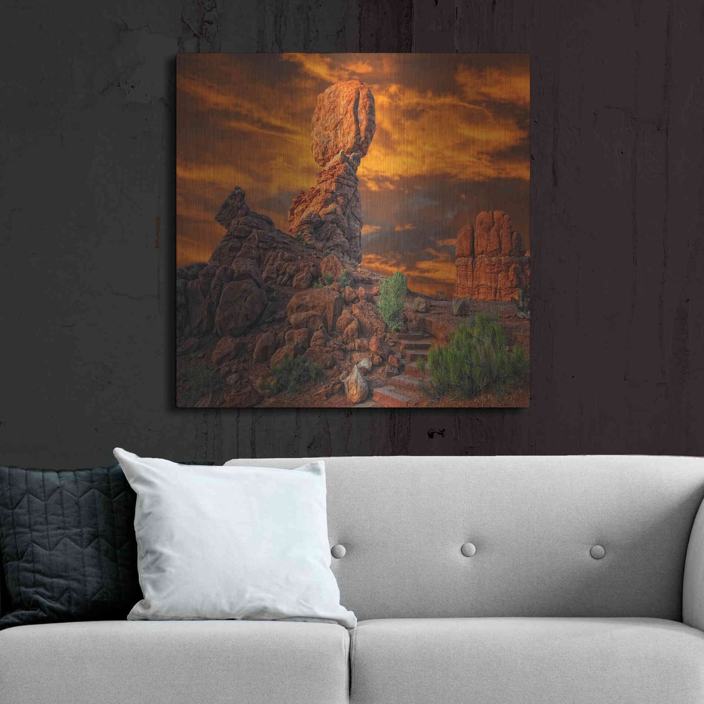 Luxe Metal Art 'Imagine...' by Philippe Sainte-Laudy, Metal Wall Art,36x36