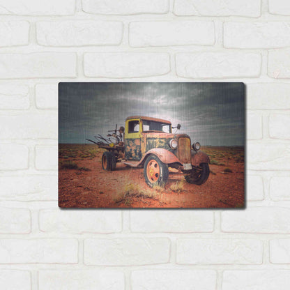 Luxe Metal Art 'Isolated and Forgotten' by Philippe Sainte-Laudy, Metal Wall Art,16x12