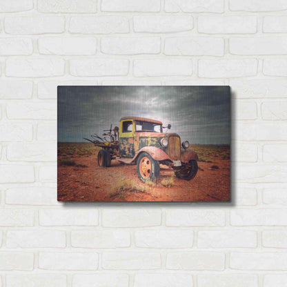 Luxe Metal Art 'Isolated and Forgotten' by Philippe Sainte-Laudy, Metal Wall Art,24x16