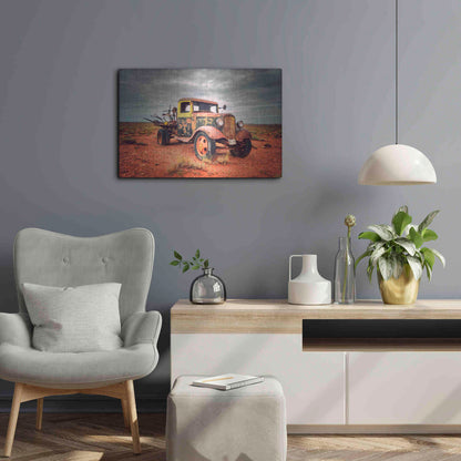 Luxe Metal Art 'Isolated and Forgotten' by Philippe Sainte-Laudy, Metal Wall Art,24x16