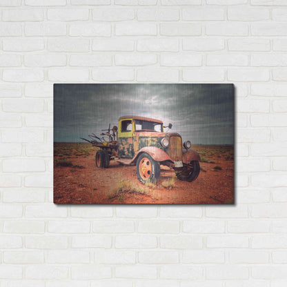 Luxe Metal Art 'Isolated and Forgotten' by Philippe Sainte-Laudy, Metal Wall Art,36x24
