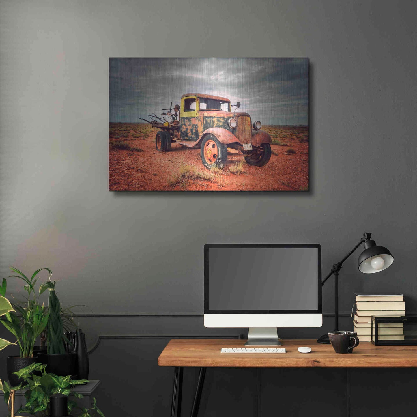 Luxe Metal Art 'Isolated and Forgotten' by Philippe Sainte-Laudy, Metal Wall Art,36x24