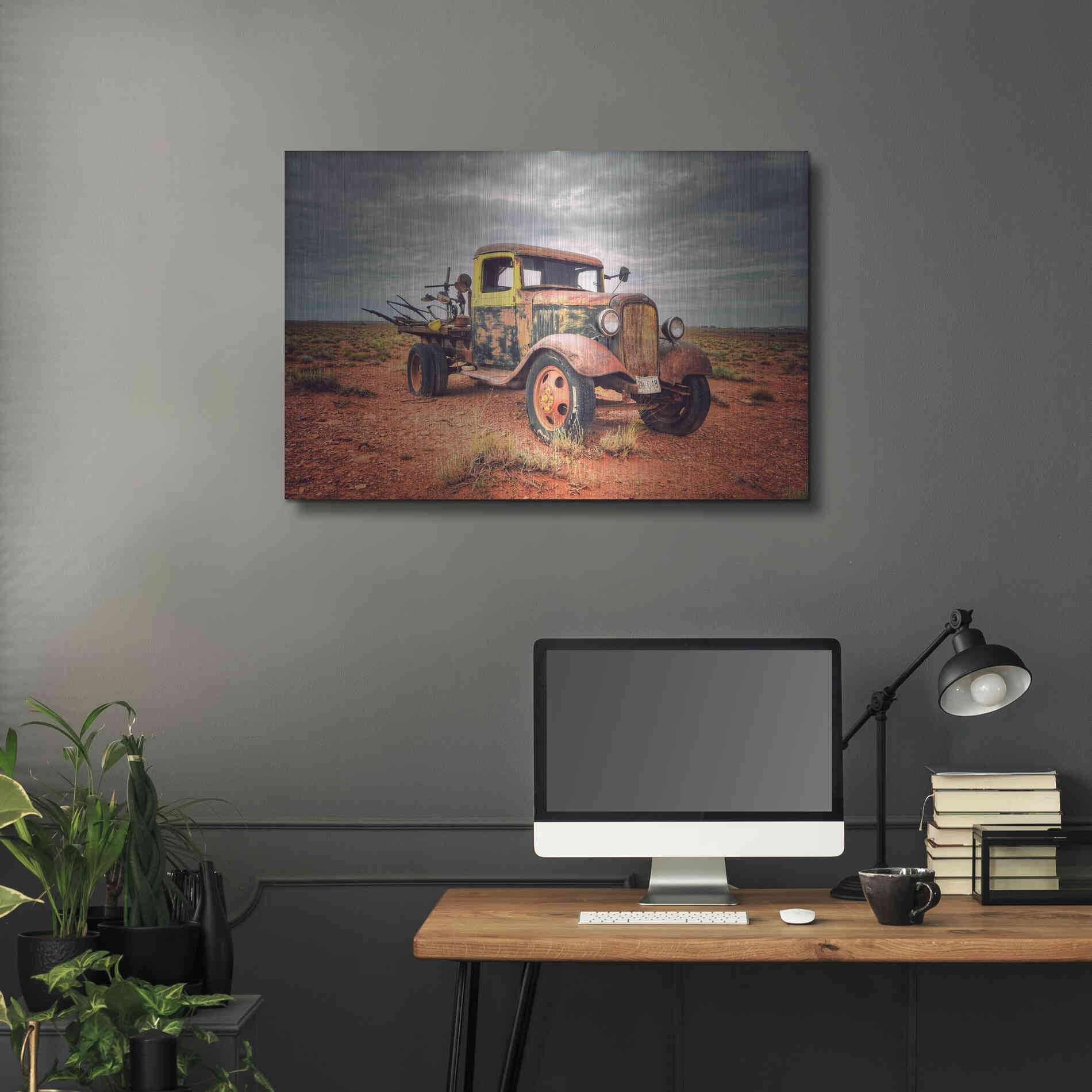 Luxe Metal Art 'Isolated and Forgotten' by Philippe Sainte-Laudy, Metal Wall Art,36x24