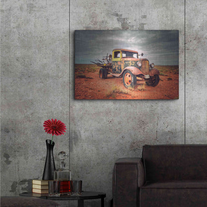 Luxe Metal Art 'Isolated and Forgotten' by Philippe Sainte-Laudy, Metal Wall Art,36x24