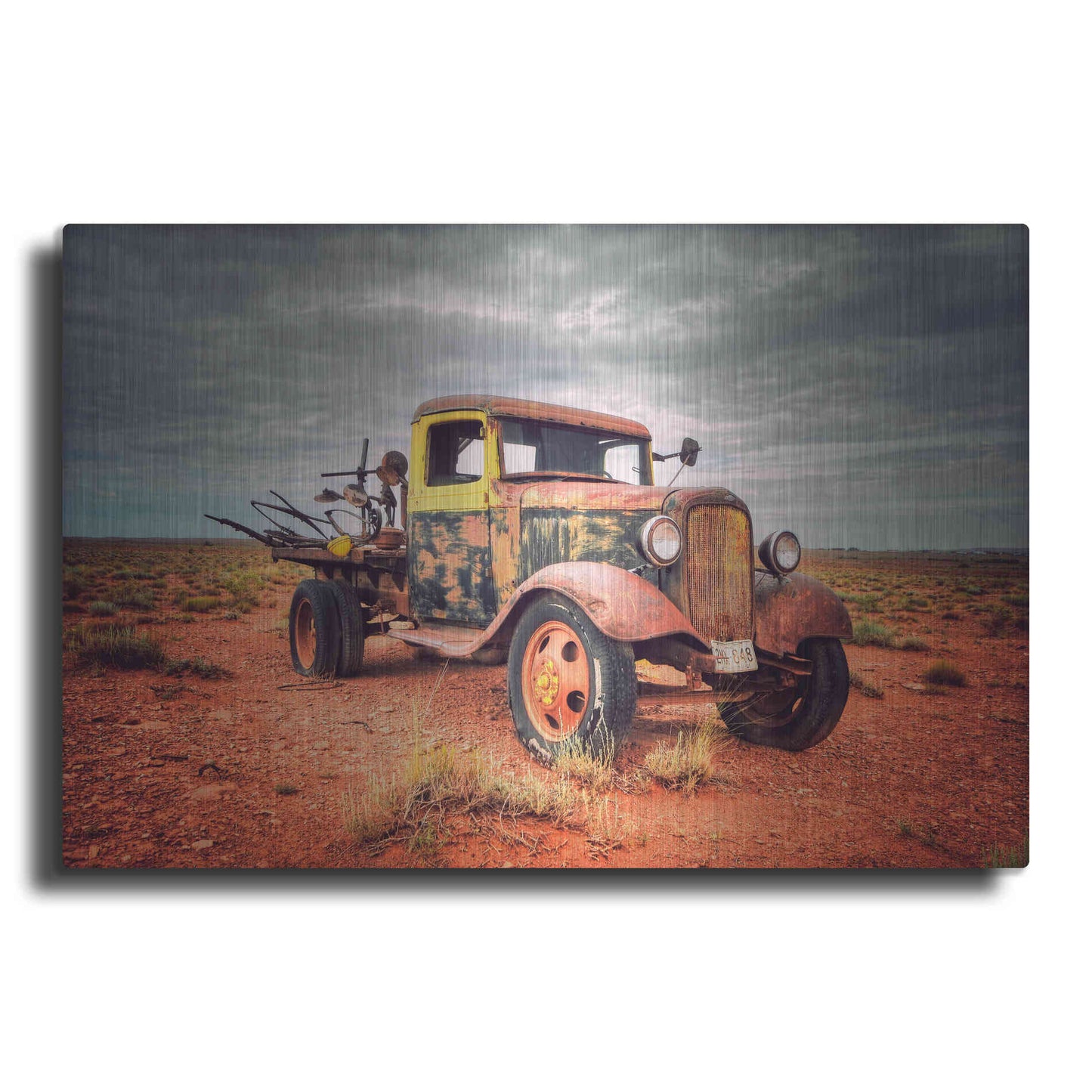 Luxe Metal Art 'Isolated and Forgotten' by Philippe Sainte-Laudy, Metal Wall Art