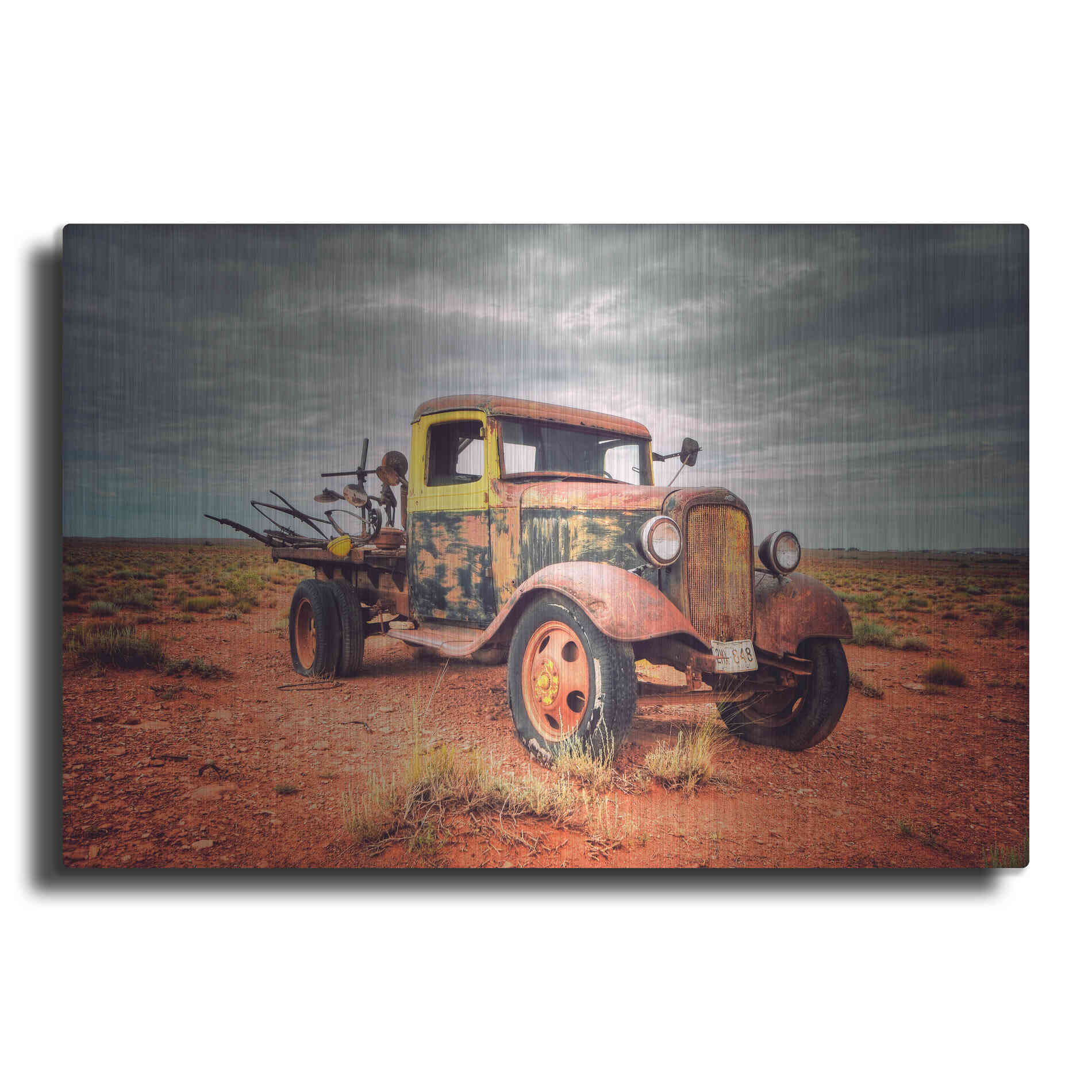 Luxe Metal Art 'Isolated and Forgotten' by Philippe Sainte-Laudy, Metal Wall Art