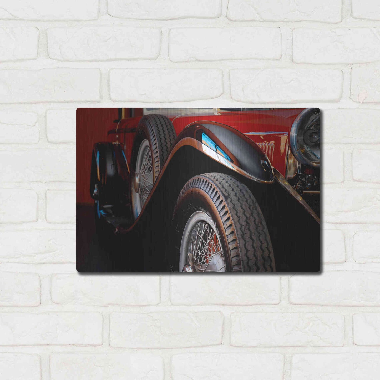 Luxe Metal Art 'Mercedez - Benz 1929' by Philippe Sainte-Laudy, Metal Wall Art,16x12