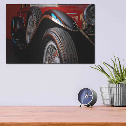 Luxe Metal Art 'Mercedez - Benz 1929' by Philippe Sainte-Laudy, Metal Wall Art,16x12