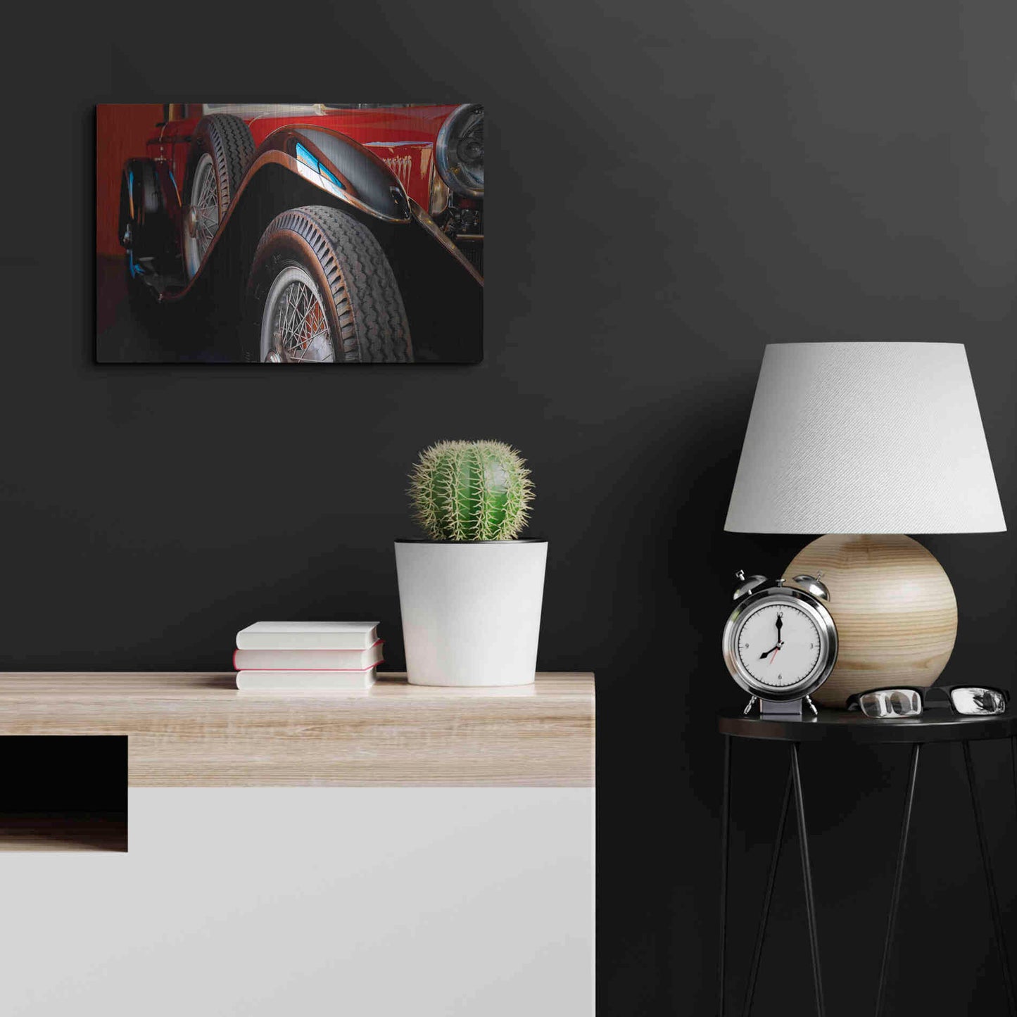 Luxe Metal Art 'Mercedez - Benz 1929' by Philippe Sainte-Laudy, Metal Wall Art,24x16