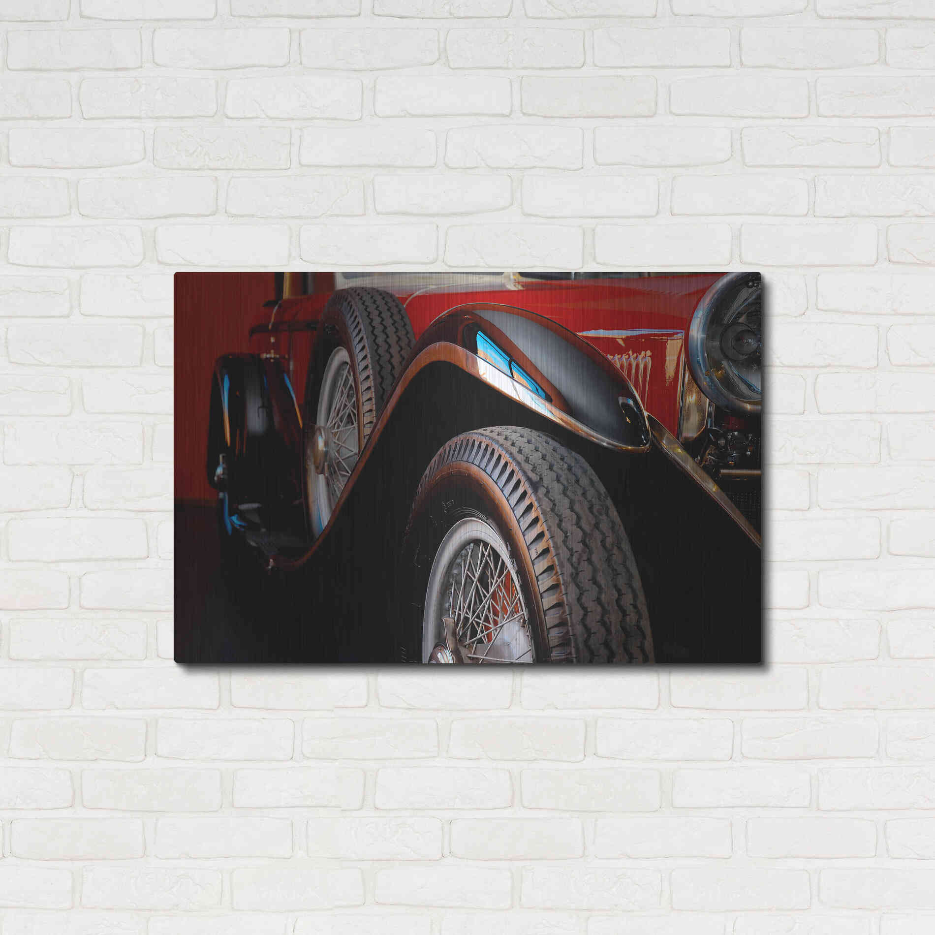 Luxe Metal Art 'Mercedez - Benz 1929' by Philippe Sainte-Laudy, Metal Wall Art,36x24