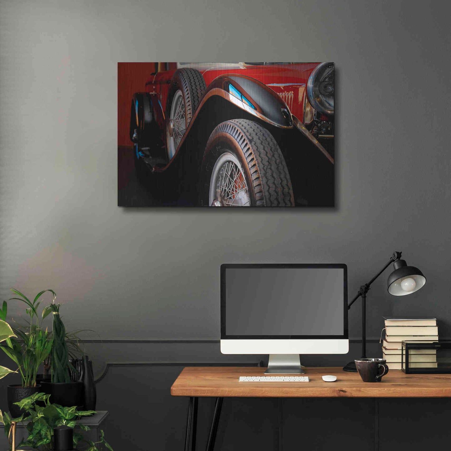 Luxe Metal Art 'Mercedez - Benz 1929' by Philippe Sainte-Laudy, Metal Wall Art,36x24
