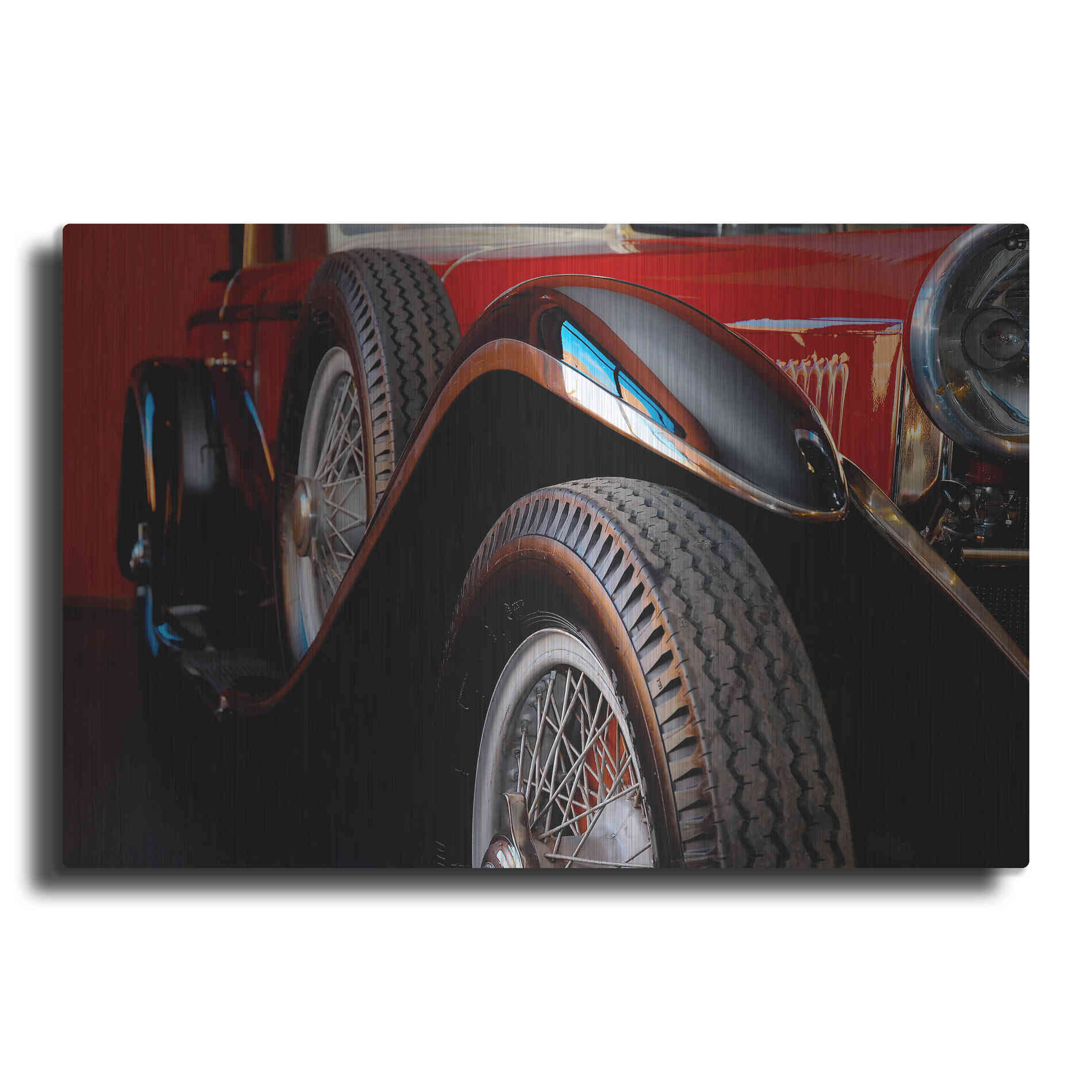 Luxe Metal Art 'Mercedez - Benz 1929' by Philippe Sainte-Laudy, Metal Wall Art