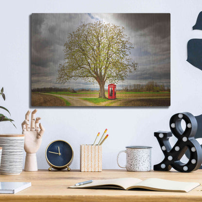 Luxe Metal Art 'Never Alone' by Philippe Sainte-Laudy, Metal Wall Art,16x12