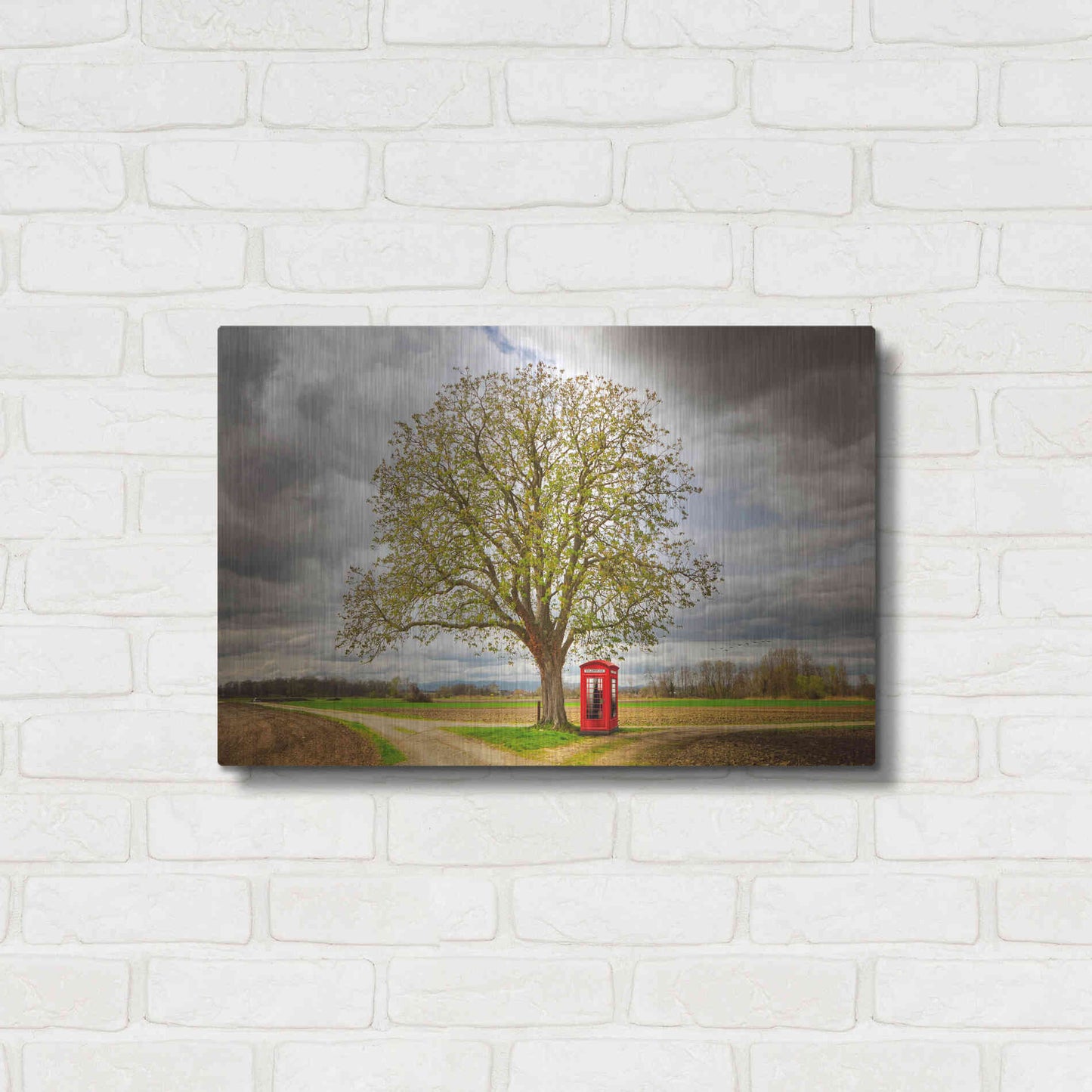 Luxe Metal Art 'Never Alone' by Philippe Sainte-Laudy, Metal Wall Art,24x16