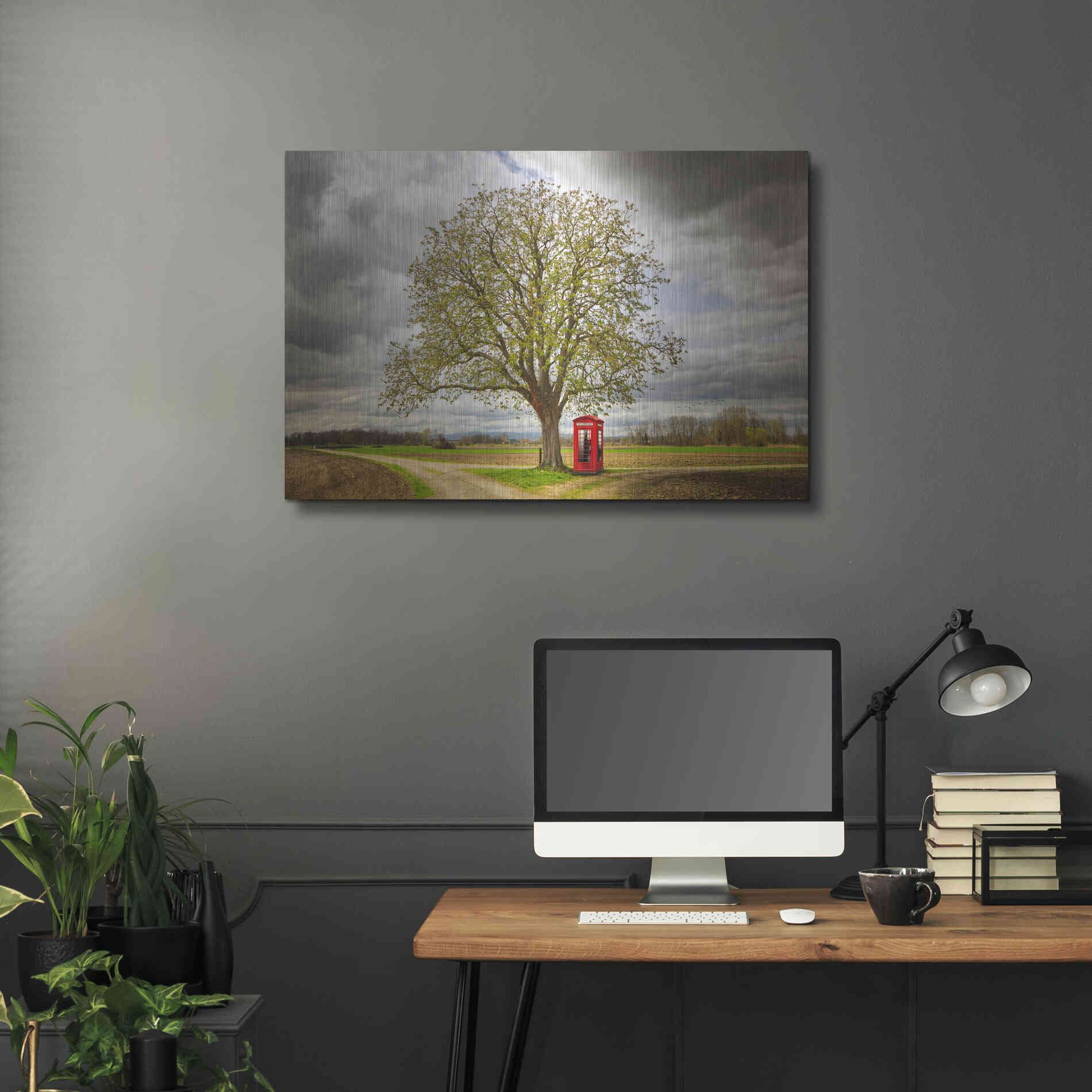 Luxe Metal Art 'Never Alone' by Philippe Sainte-Laudy, Metal Wall Art,36x24